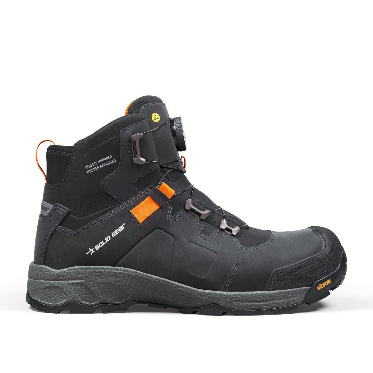 Vapor 3 Mid Safety Boot (S3S) - Black / Orange