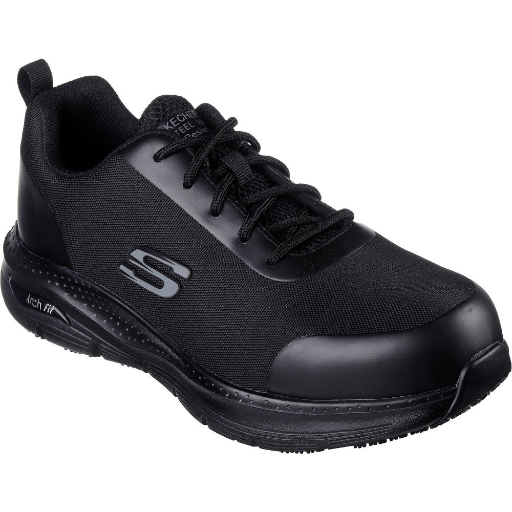 Skechers Mens Arch Fit Sr Ringstap Safety Trainers