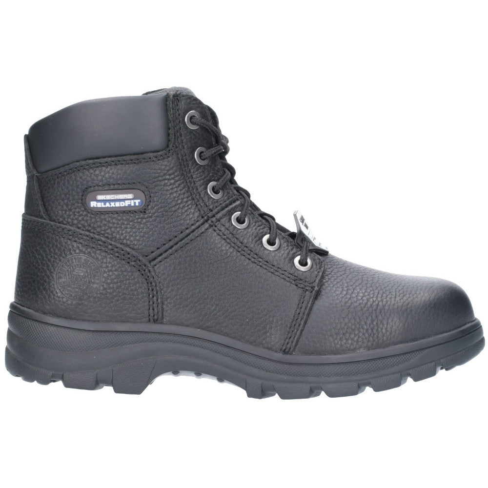 Skechers Mens Workshire Relaxed Fit Laced Safety Ankle Boots