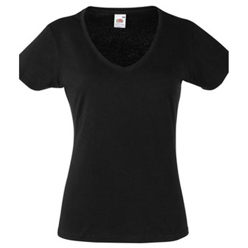 Fruit of the Loom Ladies-Fit Valueweight V-Neck T Shirt