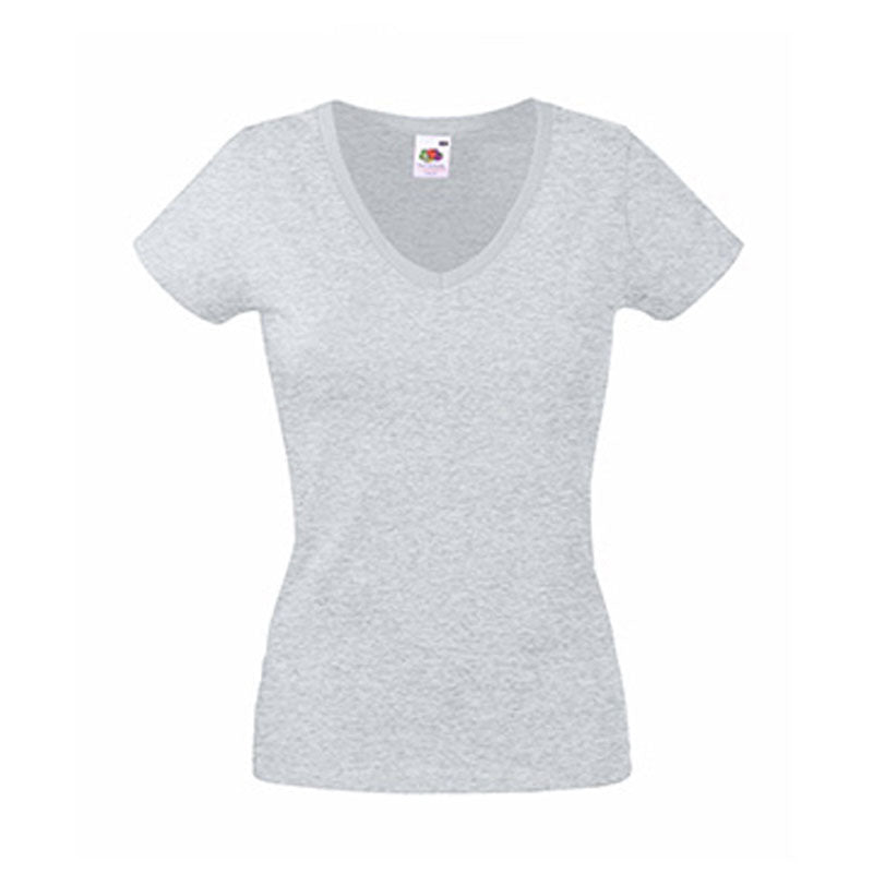 Fruit of the Loom Ladies-Fit Valueweight V-Neck T Shirt