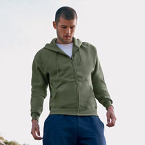 Fruit of the Loom Zip Through Hooded Sweatshirt