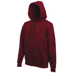 Fruit of the Loom Zip Through Hooded Sweatshirt