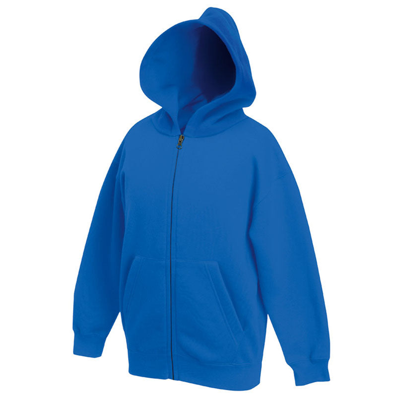 Fruit Of The Loom Kids Hooded Zip Up Sweat Jacket