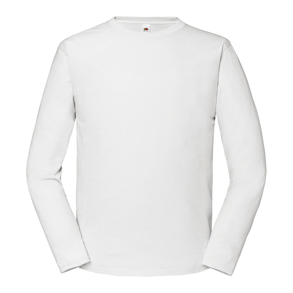 Fruit of the Loom Mens Iconic 195 Cotton Long Sleeve T Shirt
