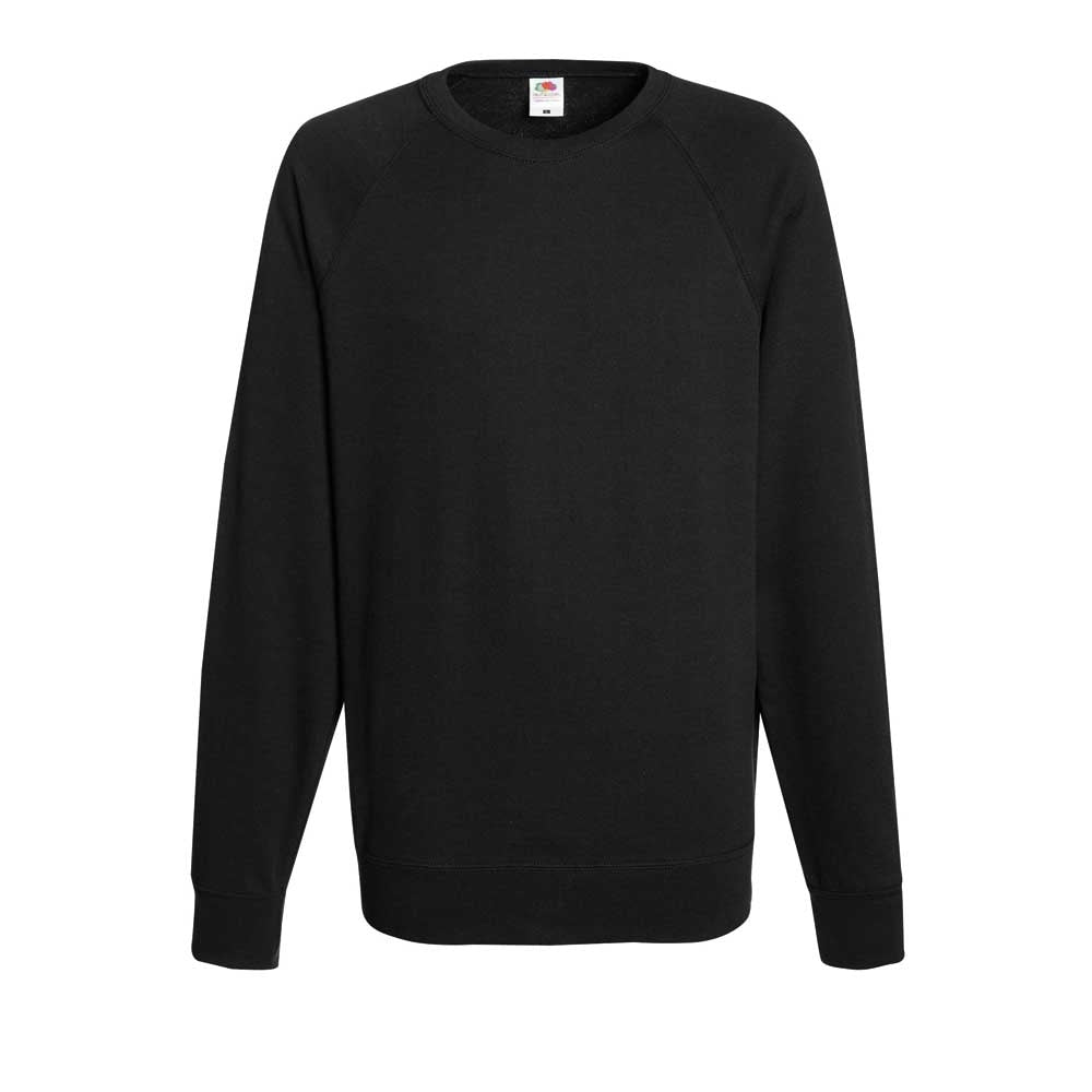 Fruit of the Loom Mens Lightweight raglan sweat