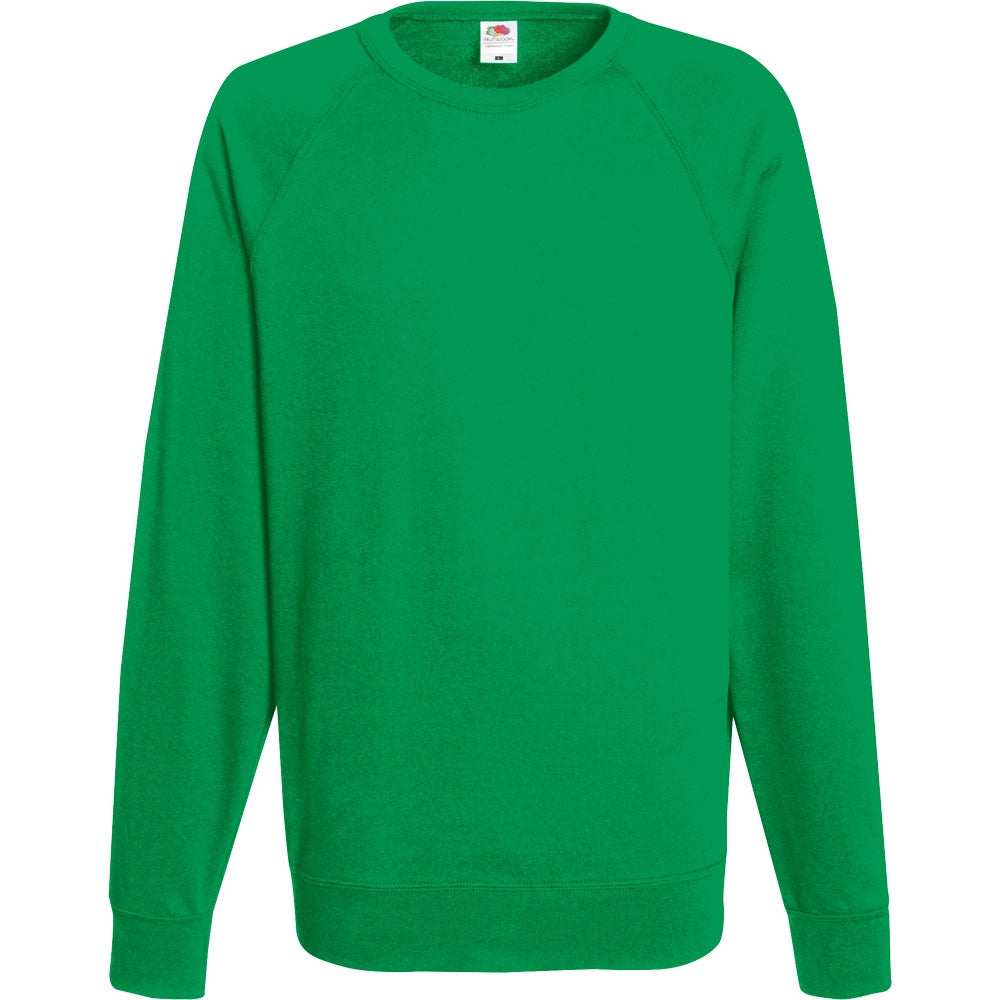 Fruit of the Loom Mens Lightweight raglan sweat