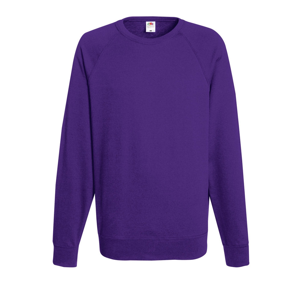 Fruit of the Loom Mens Lightweight raglan sweat