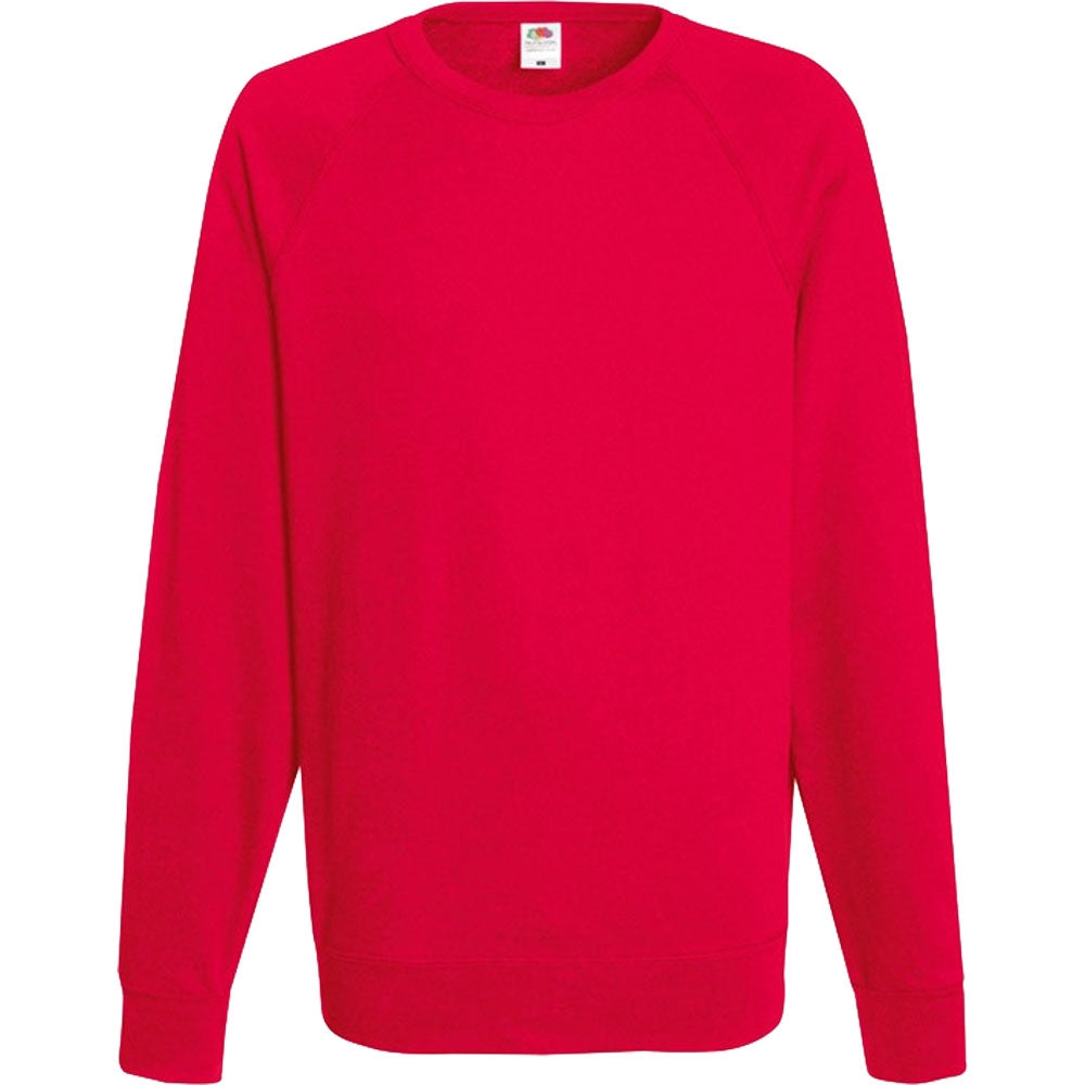 Fruit of the Loom Mens Lightweight raglan sweat