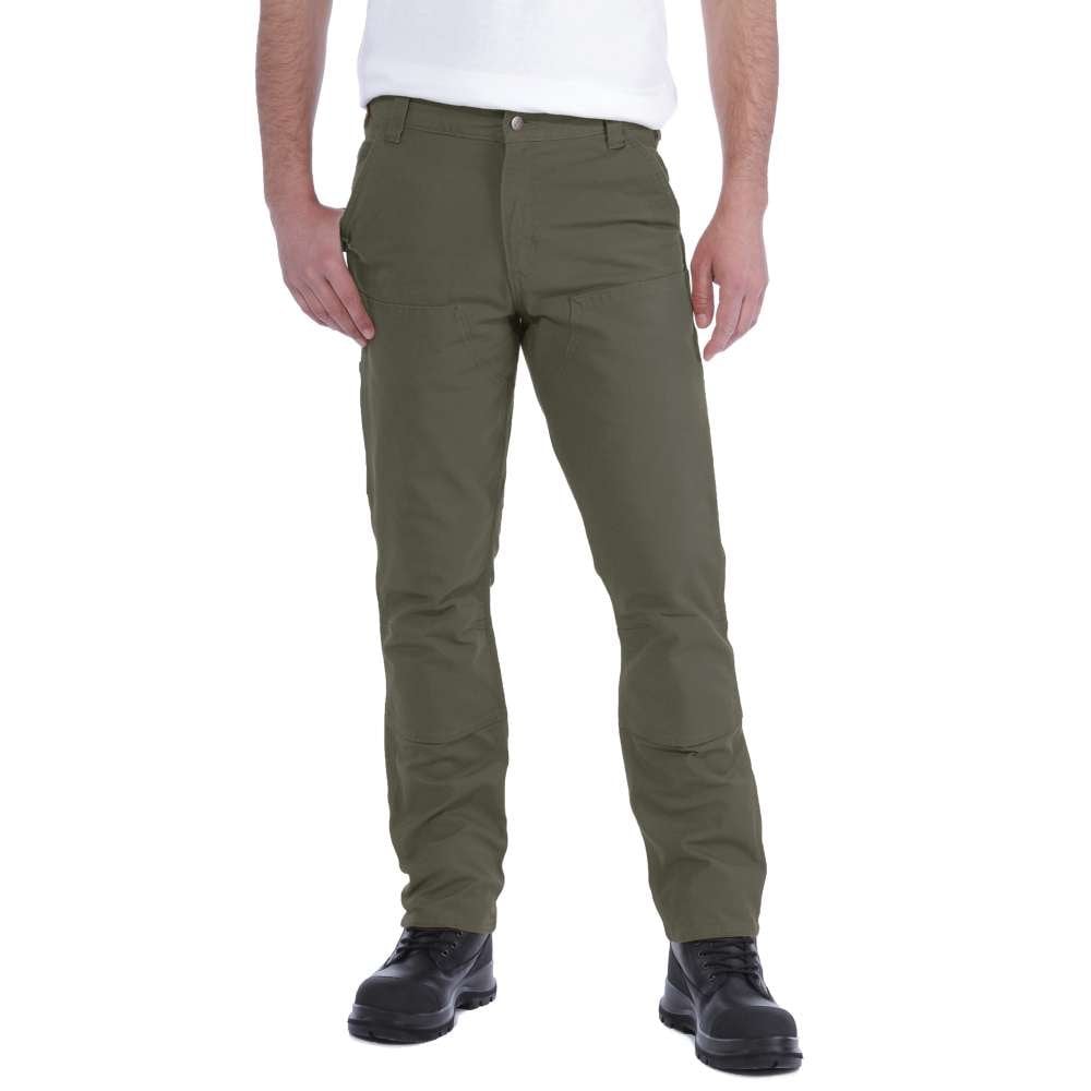 Rugged Flex Straight Fit Duck Double-Front Utility Work Pant