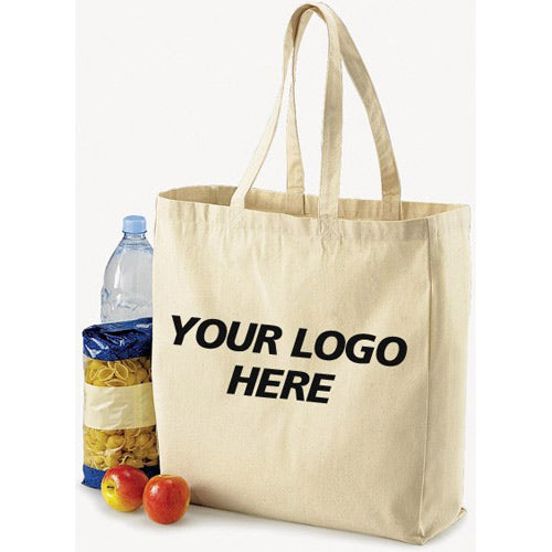 Bag for Life Long Handles Canvas Shopping Bag Brown