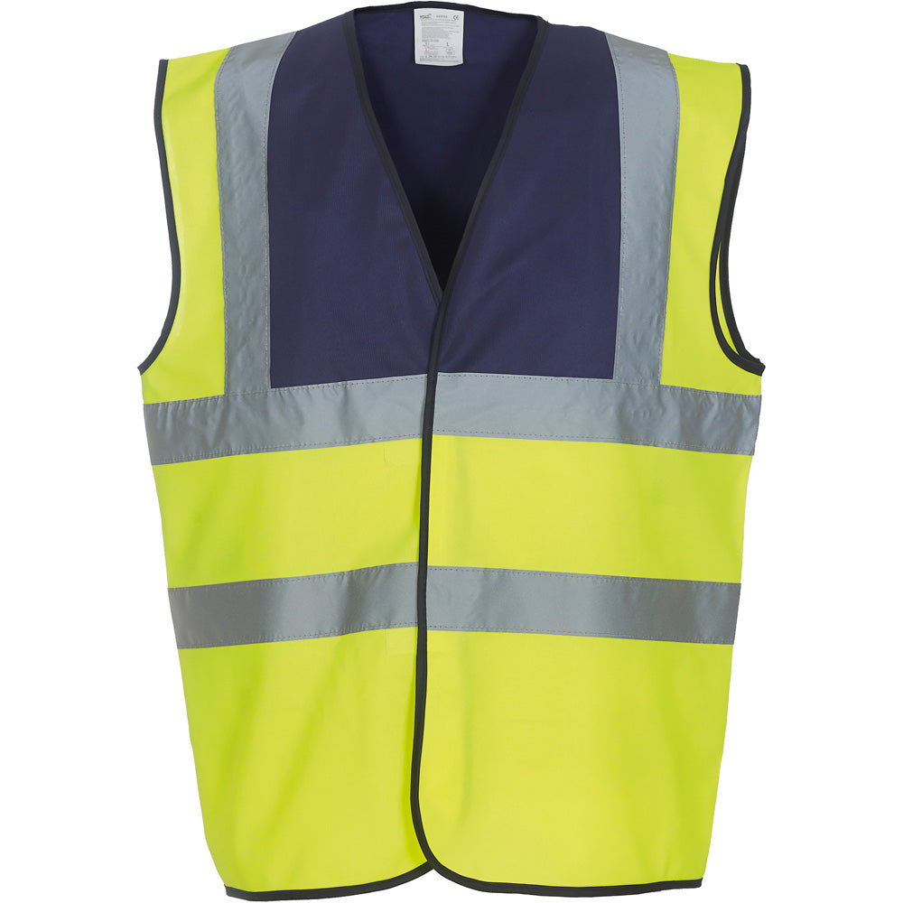 Yoko Mens High Vis 2 Band And Braces Waistcoat
