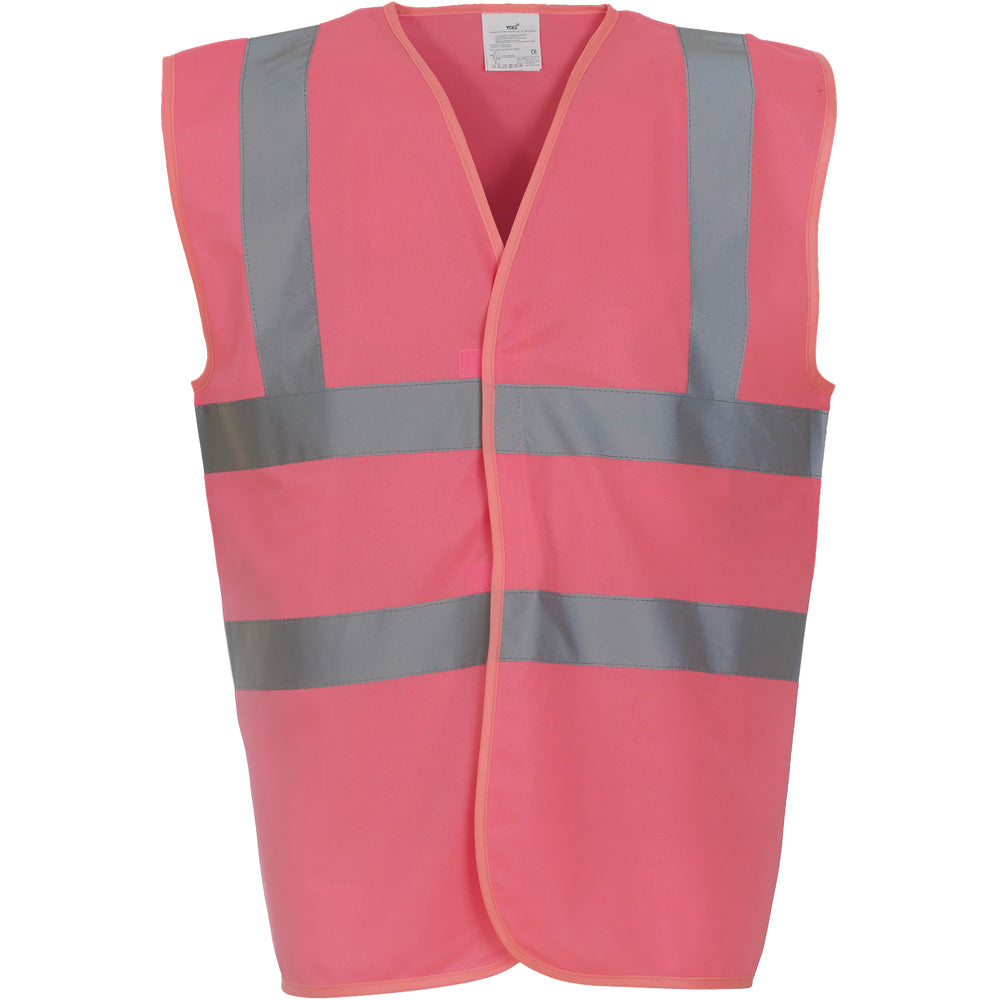 Yoko Mens High Vis 2 Band And Braces Waistcoat