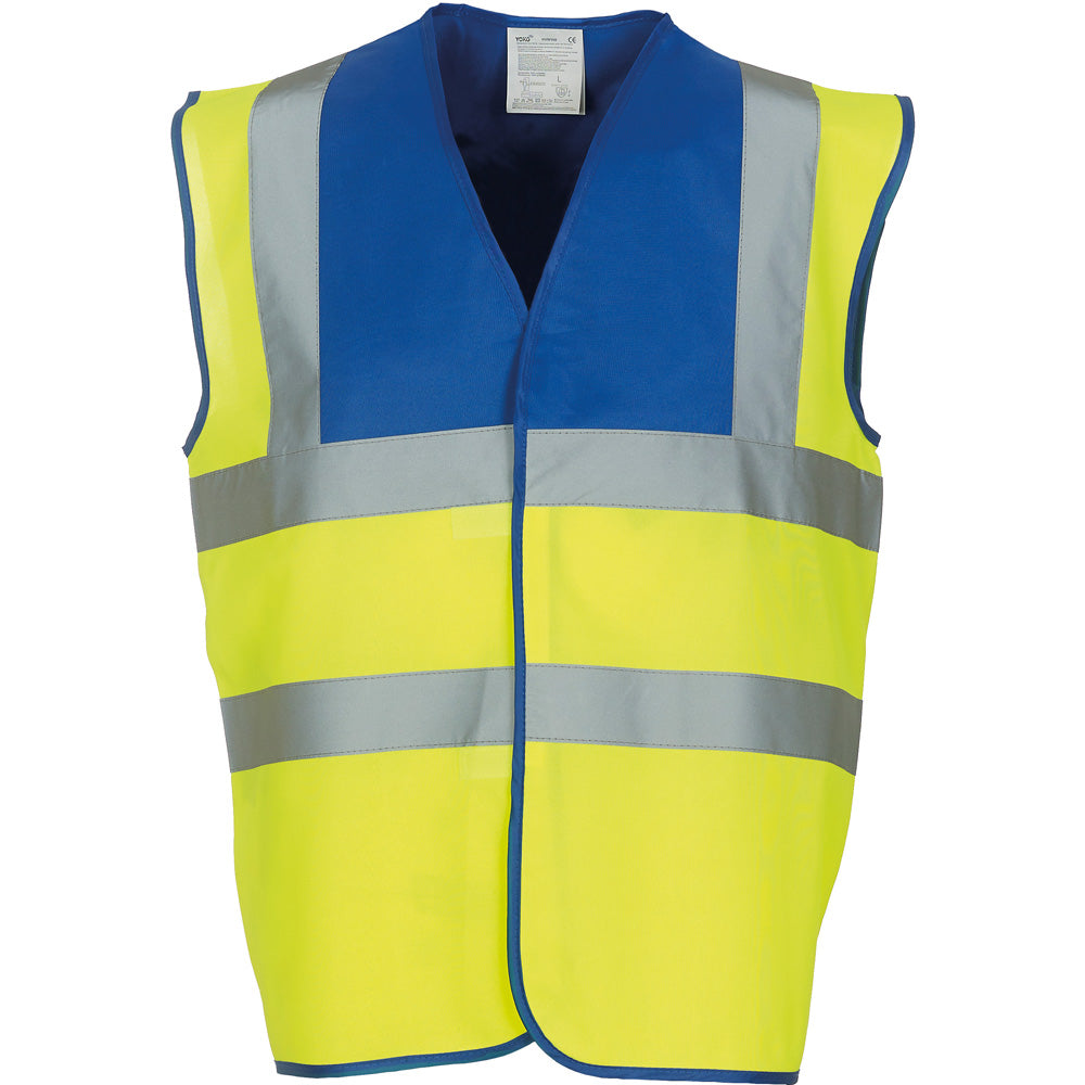 Yoko Mens High Vis 2 Band And Braces Waistcoat