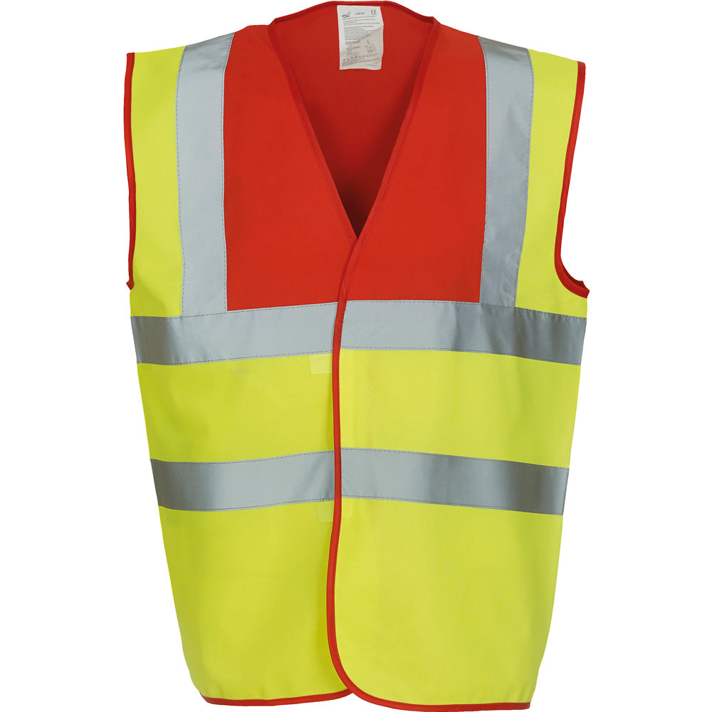 Yoko Mens High Vis 2 Band And Braces Waistcoat