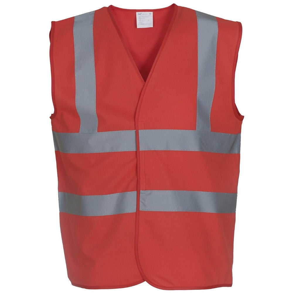 Yoko Mens High Vis 2 Band And Braces Waistcoat