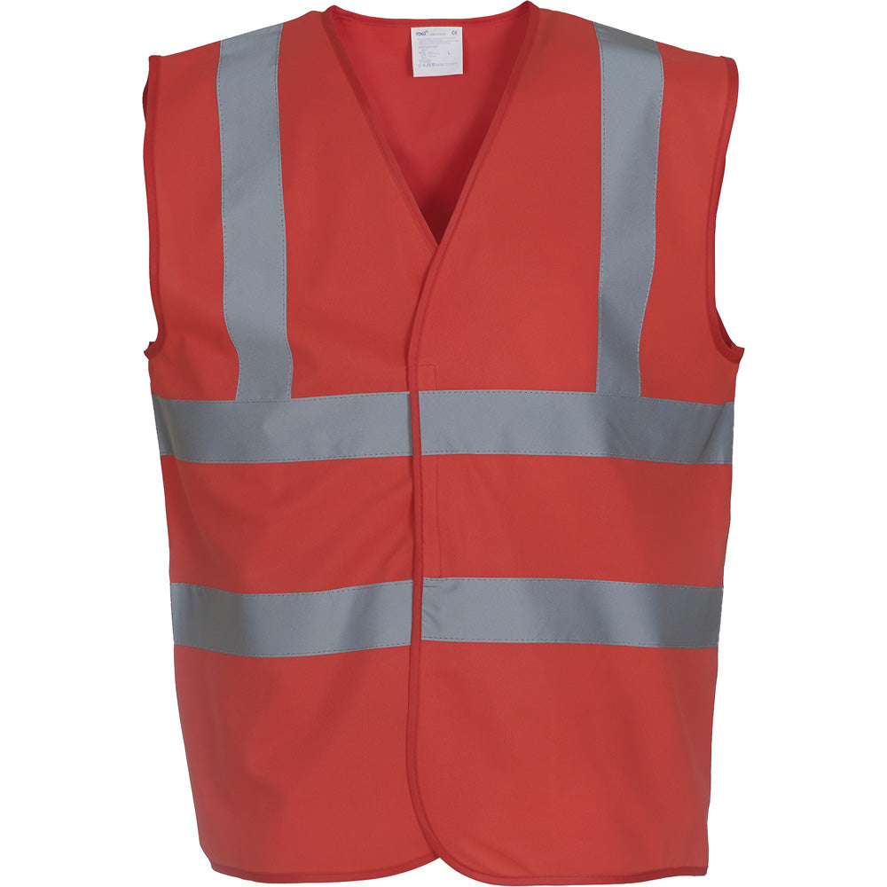 Yoko Mens High Vis 2 Band And Braces Waistcoat
