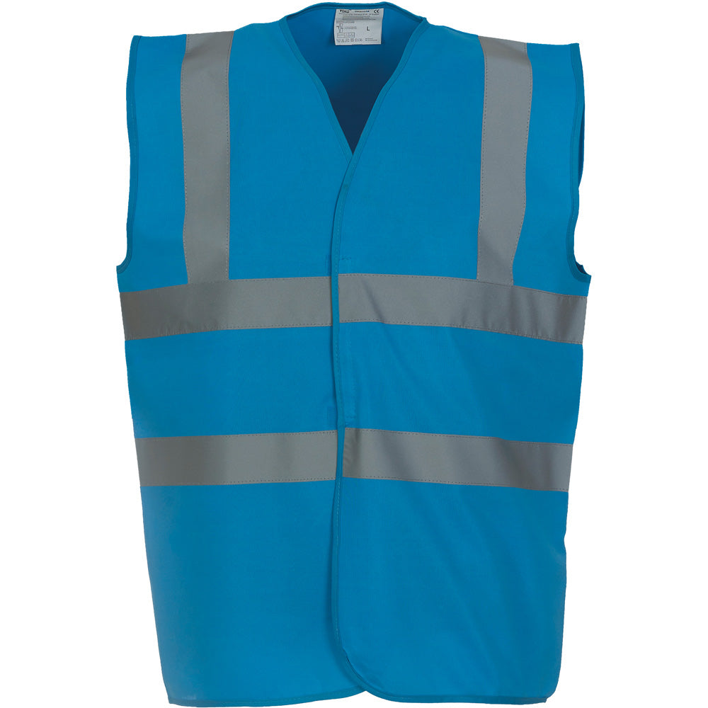 Yoko Mens High Vis 2 Band And Braces Waistcoat