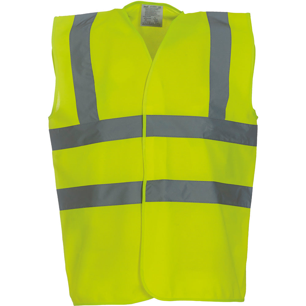 Yoko Mens High Vis 2 Band And Braces Waistcoat