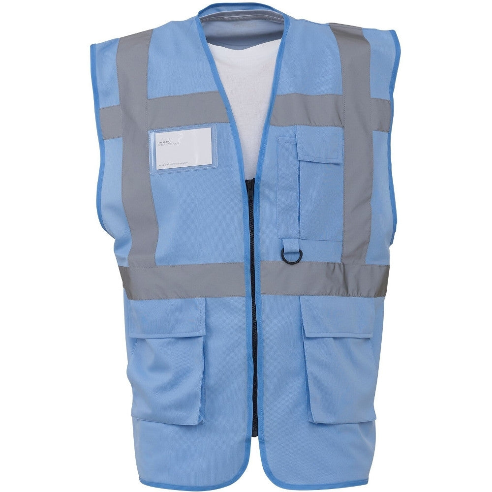 Yoko Mens Multi Functional Executive High Vis Waistcoat