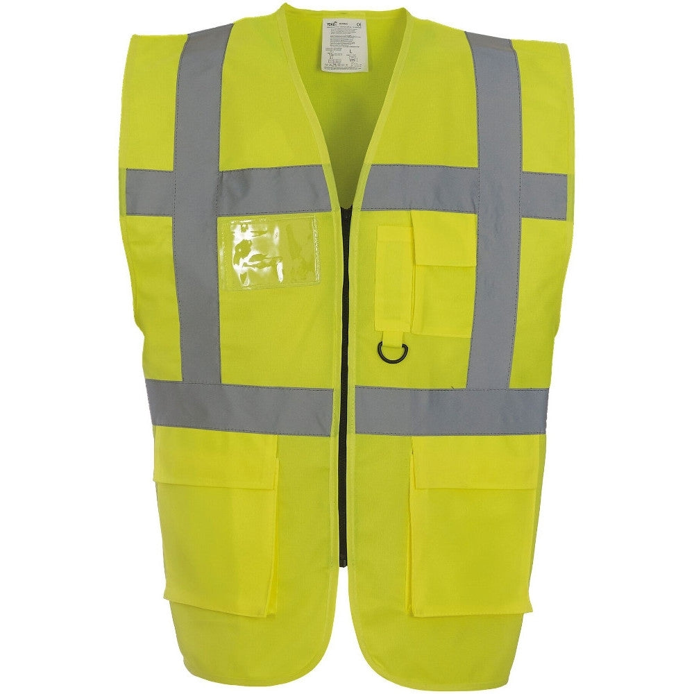 Yoko Mens Multi Functional Executive High Vis Waistcoat