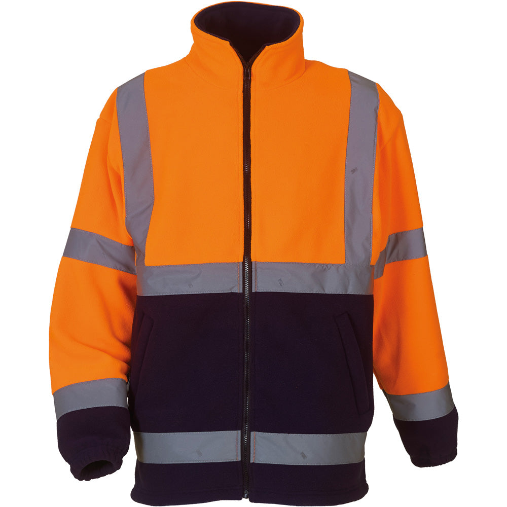 Yoko Mens High Vis Heavyweight Fleece Jacket
