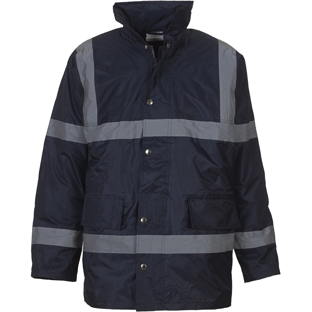 Yoko Mens High Vis Waterproof Windproof Security Jacket