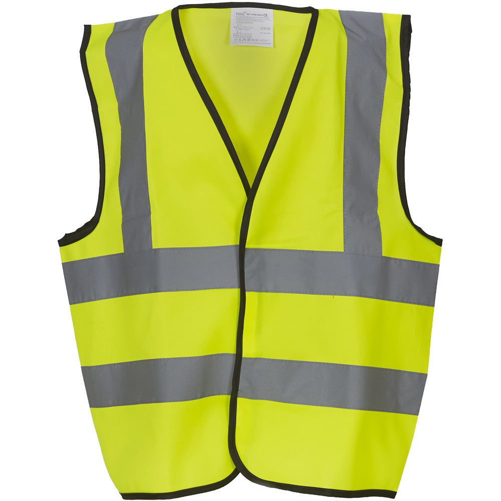 Yoko Childrens High Vis 2 B&B Waistcoat