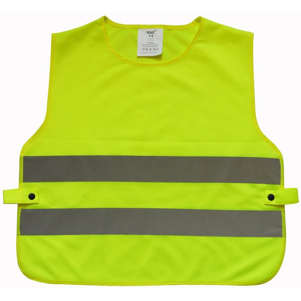 Yoko Boys & Girls Hi Vis 2 Elasticated Polyester Band Safety Tabard