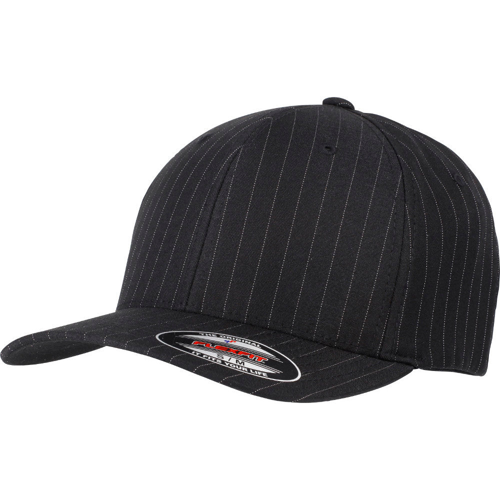 Flexfit by Yupoong Mens Pinstripe Lightweight Mid-Profile Cap
