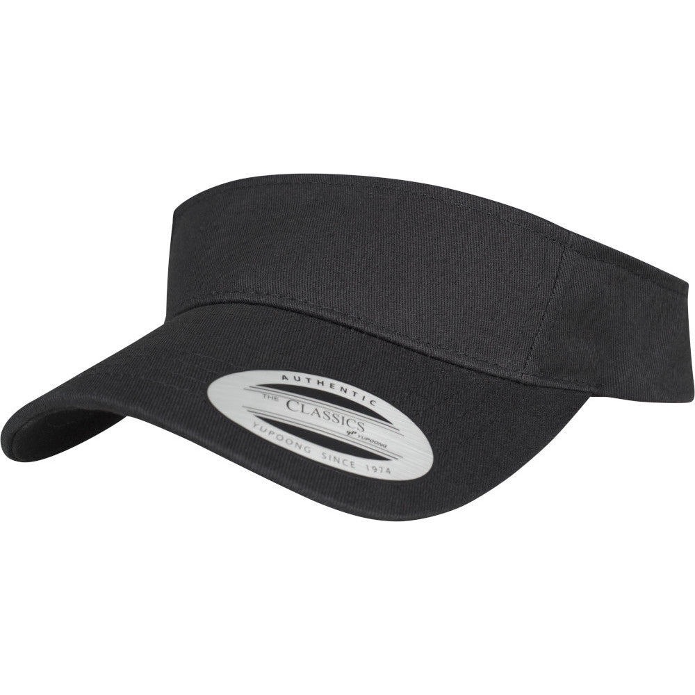 Flexfit by Yupoong Mens Curved Cotton Visor Cap Hat
