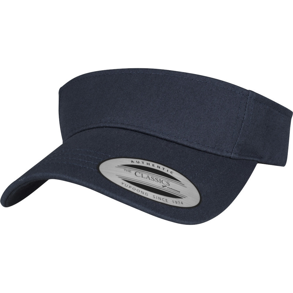 Flexfit by Yupoong Mens Curved Cotton Visor Cap Hat