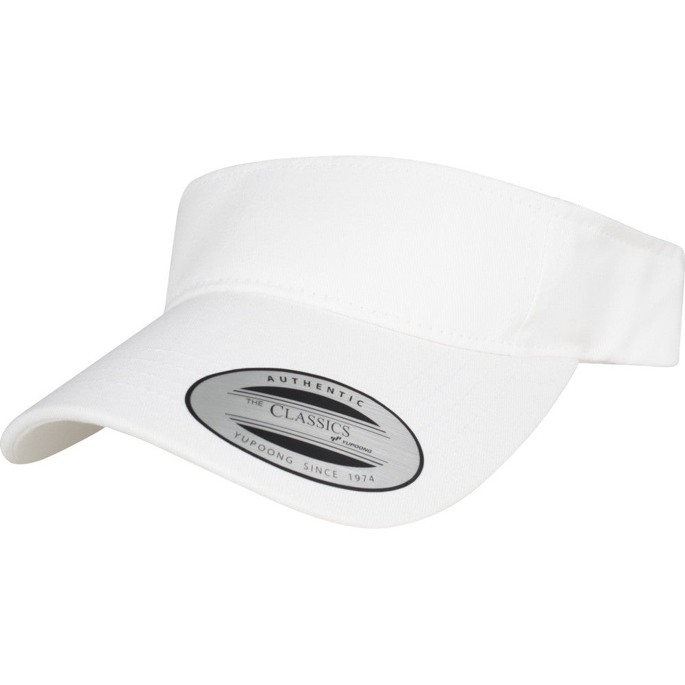 Flexfit by Yupoong Mens Curved Cotton Visor Cap Hat