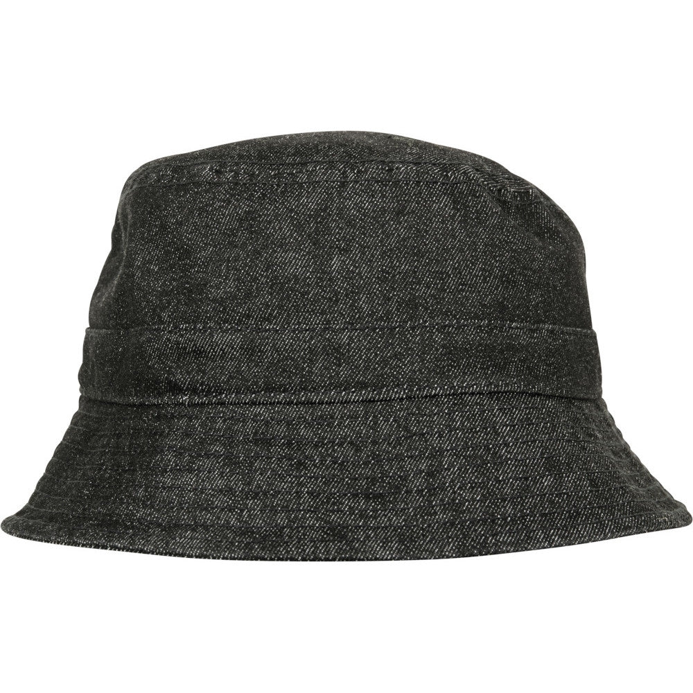 Flexfit by Yupoong Womens Washed Denim Bucket Hat