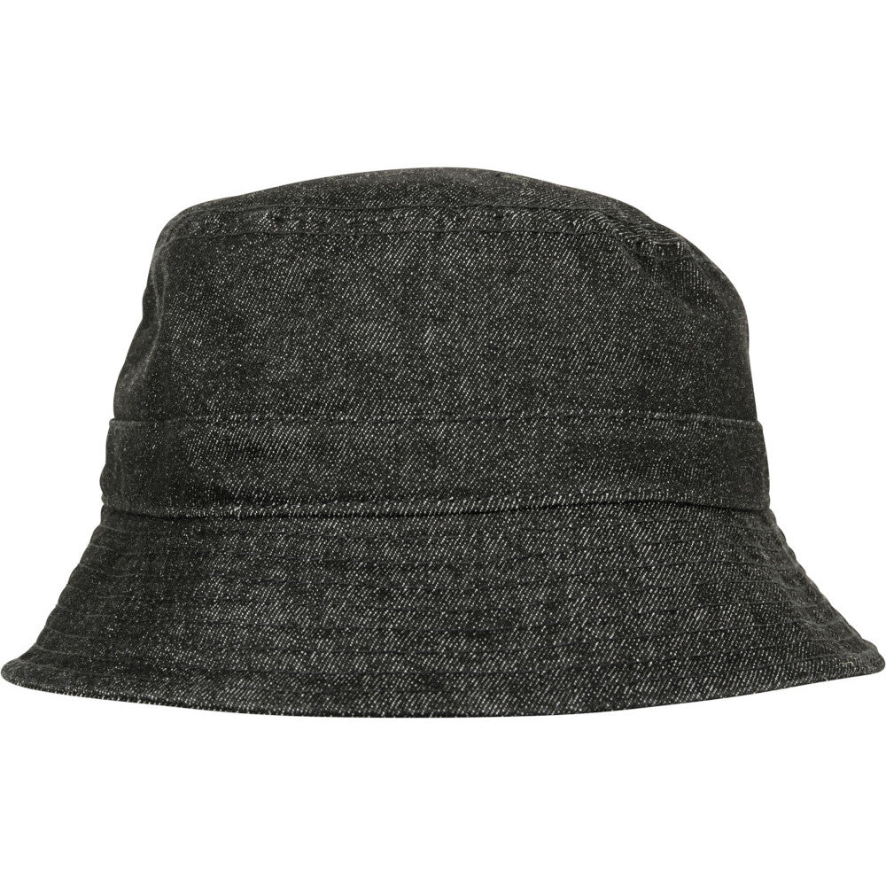 Flexfit by Yupoong Womens Washed Denim Bucket Hat