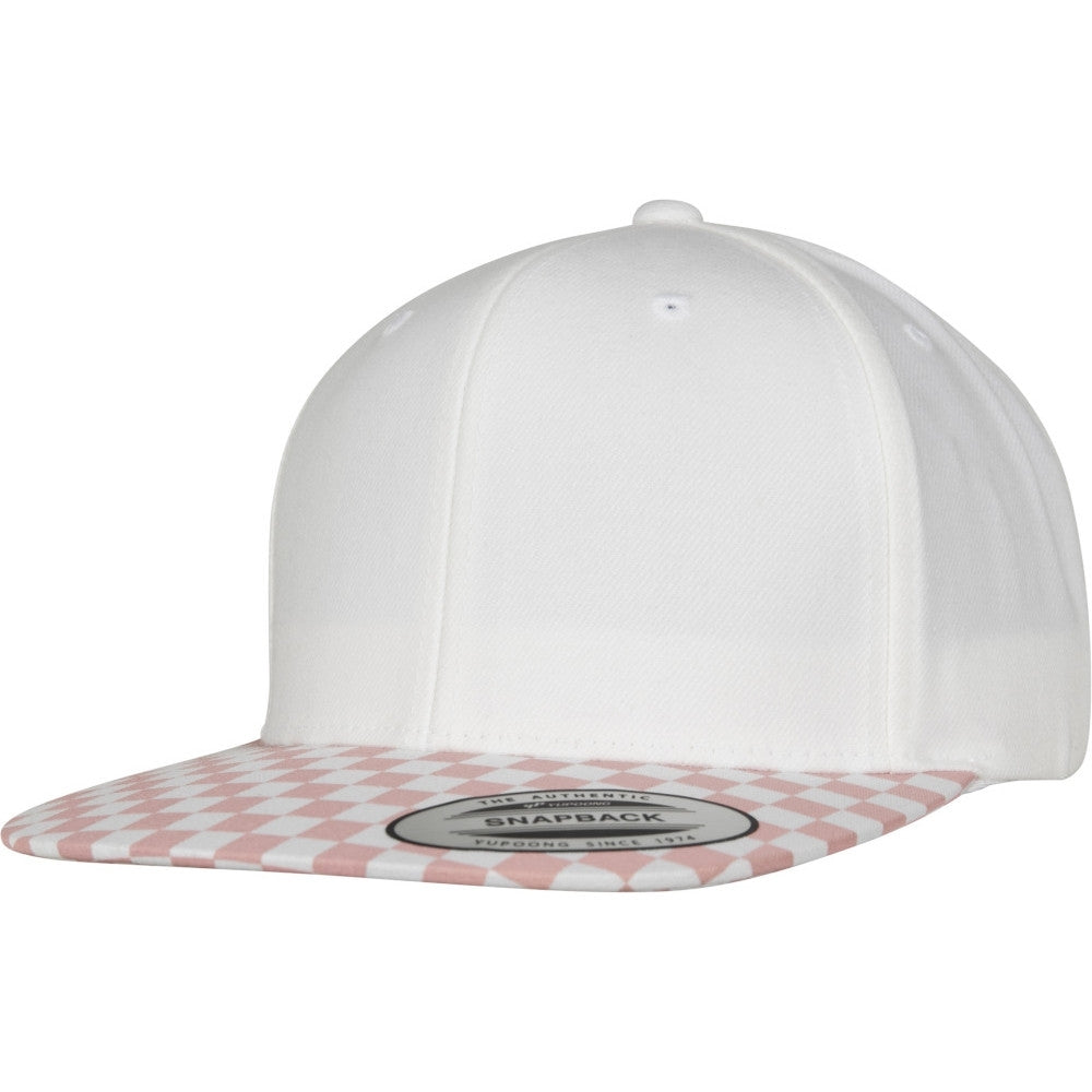 Flexfit by Yupoong Mens Checkerboard Snapback Baseball Cap