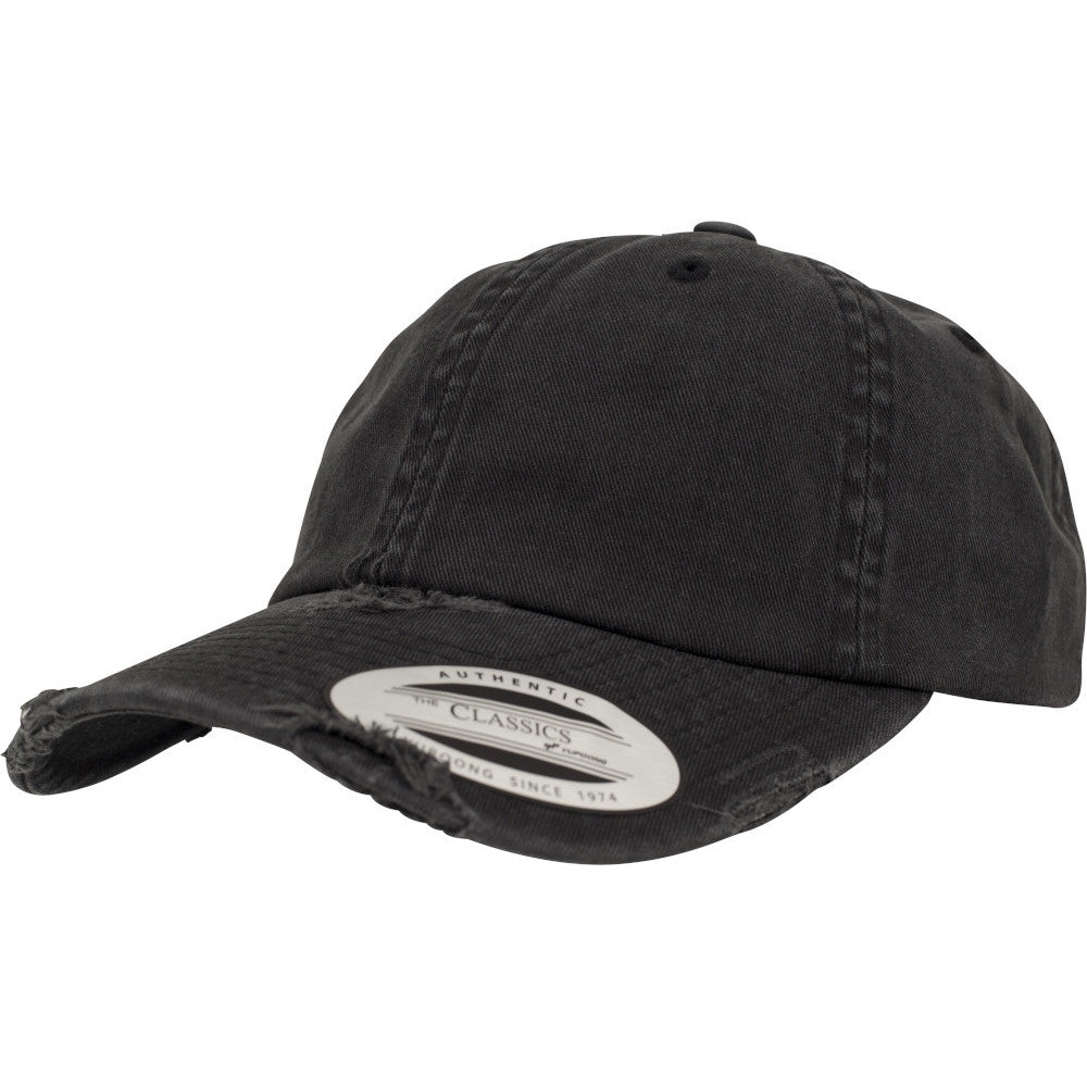 Flexfit by Yupoong Mens Low Profile Destroyed Baseball Cap