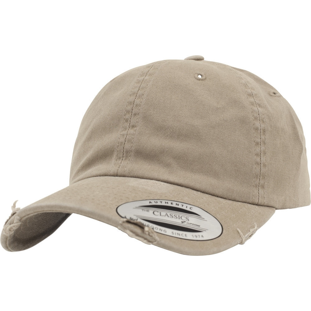 Flexfit by Yupoong Mens Low Profile Destroyed Baseball Cap