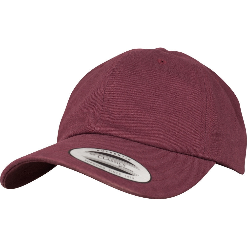 Flexfit by Yupoong Mens Peached Cotton Twill Baseball Cap