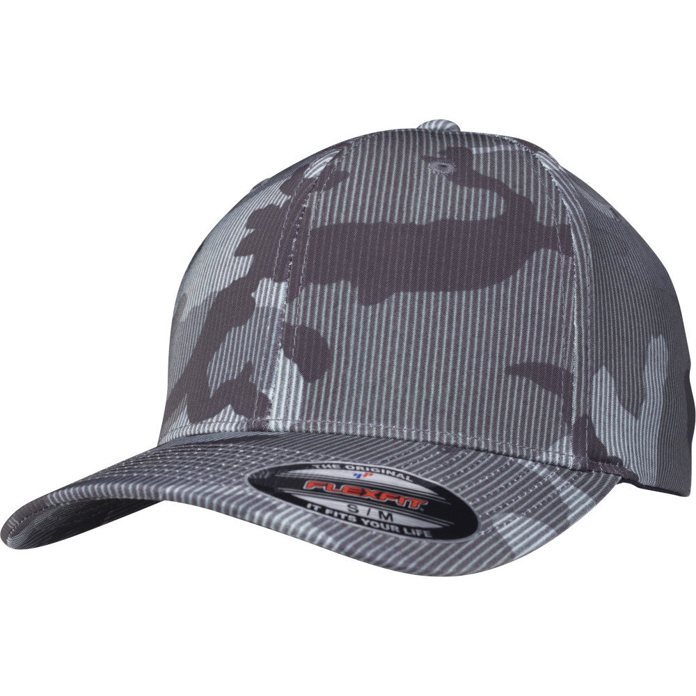 Flexfit by Yupoong Mens Flexfit Camo Stripe Baseball Cap