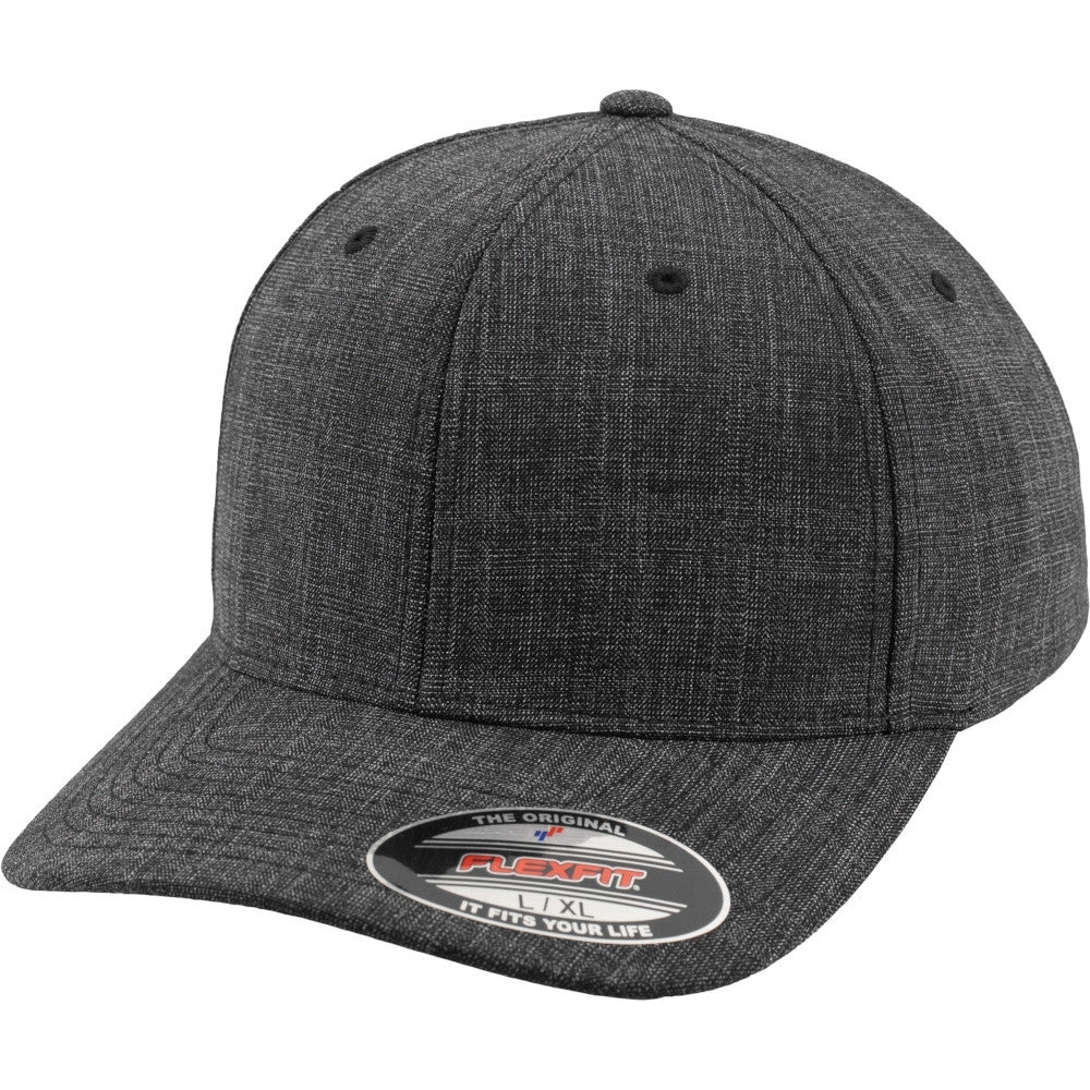 Flexfit by Yupoong Mens Fine Melange Flexfit Baseball Cap
