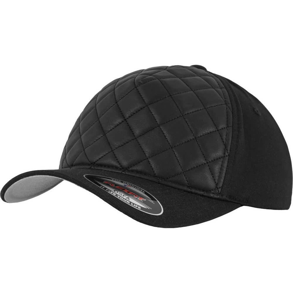 Flexfit by Yupoong Mens Diamond Quilted Flexfit Baseball Cap