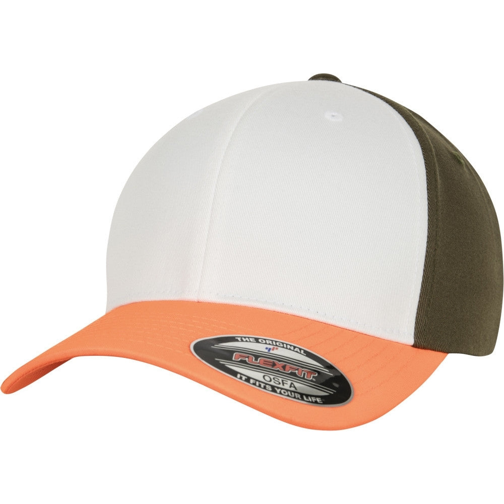Flexfit by Yupoong Mens 3 Tone Flexfit Baseball Cap
