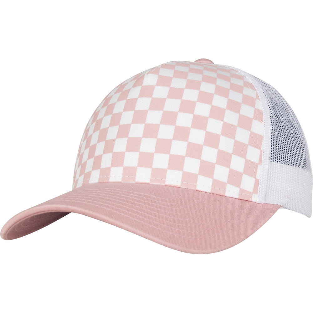 Flexfit by Yupoong Mens Checkerboard Retro Trucker Cap