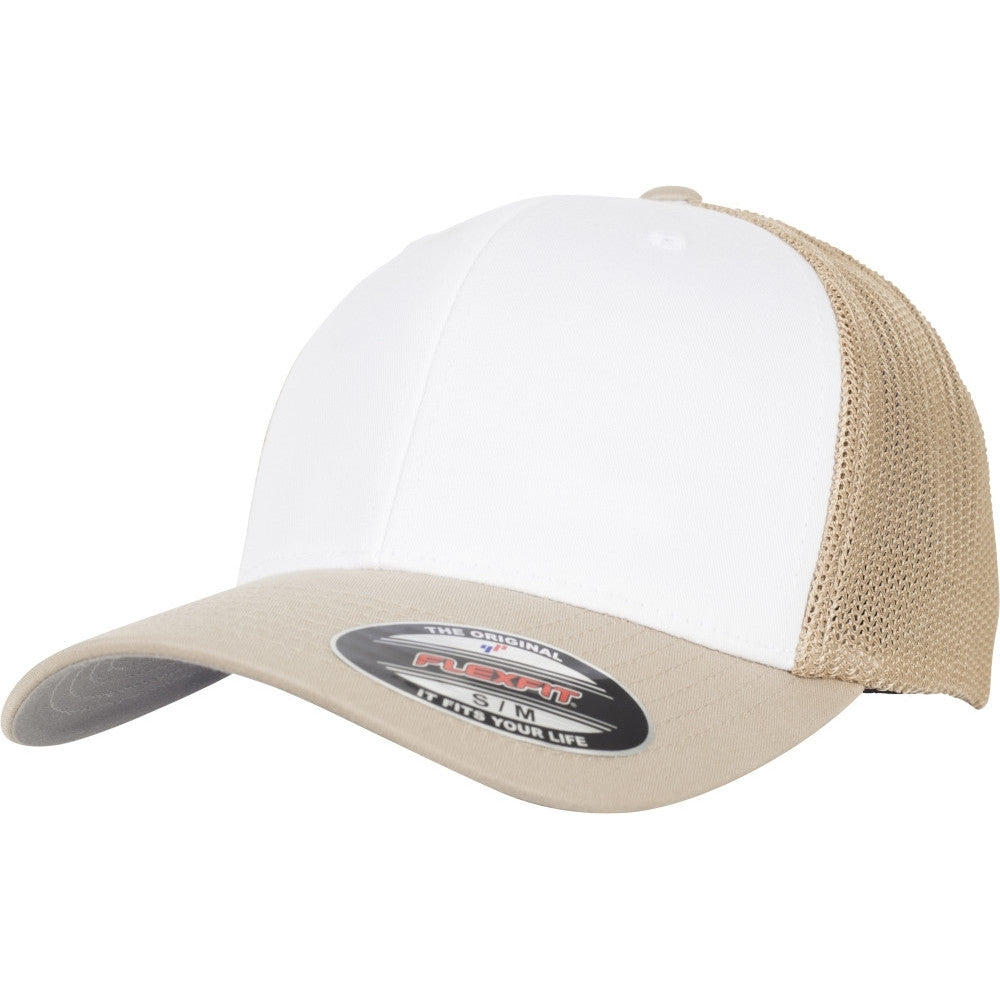 Flexfit by Yupoong Mens Flexfit Mesh Coloured Trucker Cap