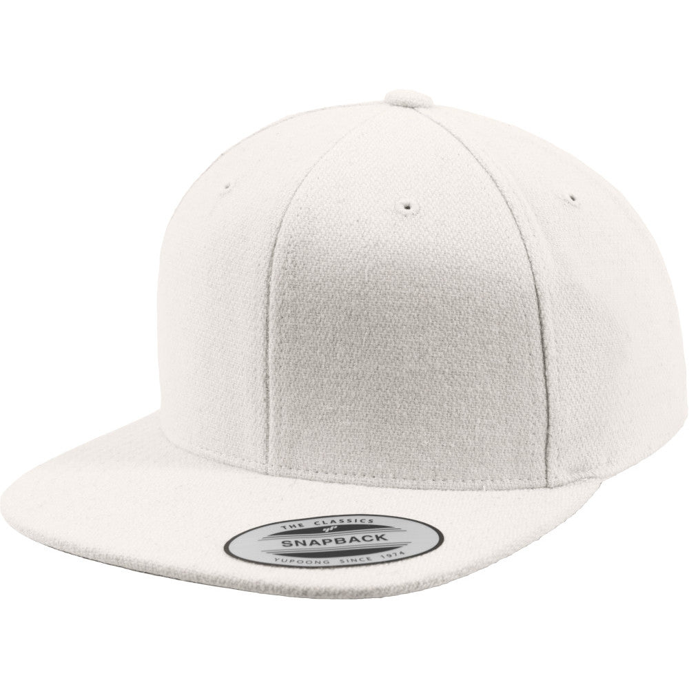 Flexfit by Yupoong Mens Melton Wool Snapback Baseball Cap