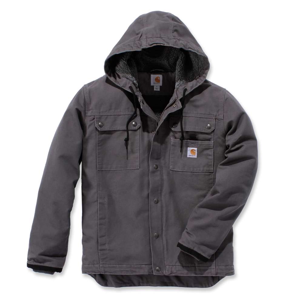 CARHARTT MENS BARTLETT Sherpa Lined Cotton Work Jacket £131.90 ...