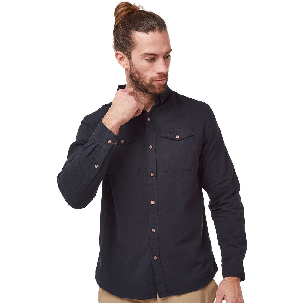 Craghoppers Mens Kiwi Linen Lightweight Long Sleeve Shirt | eBay