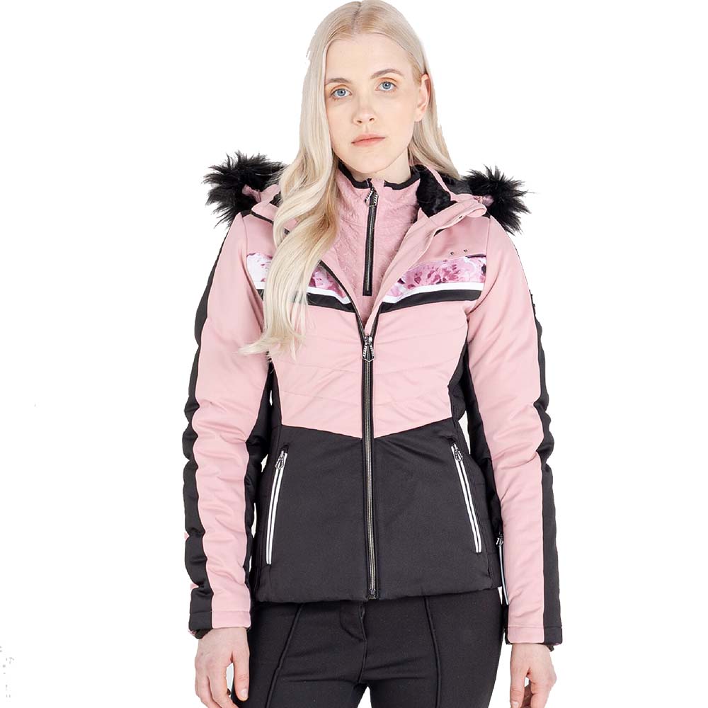 Dare2b Work Up Womens Breathable Padded Ski Waterproof Jacket Pink RRP £160