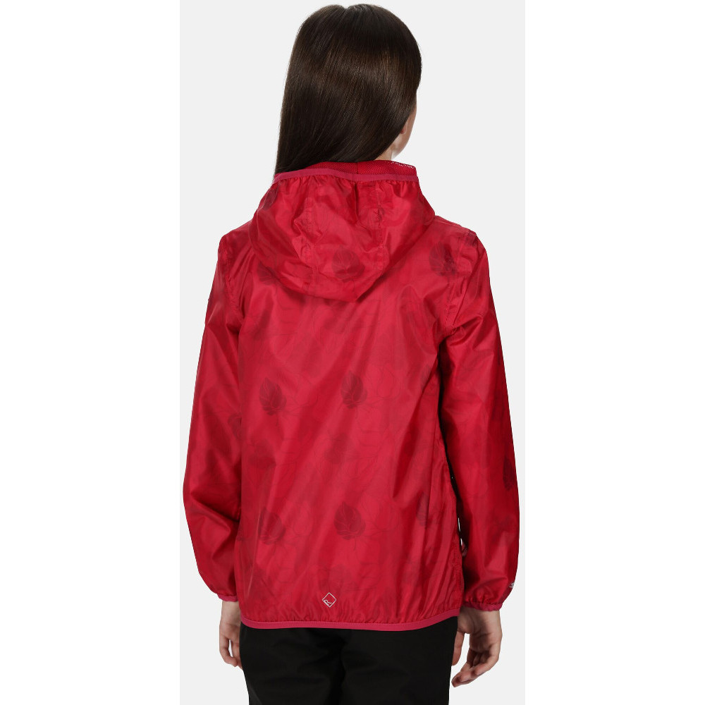 Regatta Boys & Girls Printed Overchill Mesh Lined Waterproof Jacket 